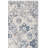 Harty Oriental White/Royal Blue Area Rug-1275040886