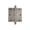 Charnière de porte simple à billes H 3,5 po x l 3,5 po