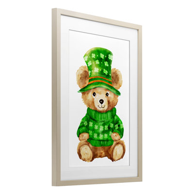 «St. Patty's Day», reproduction sous verre encadrée par Amy Hall