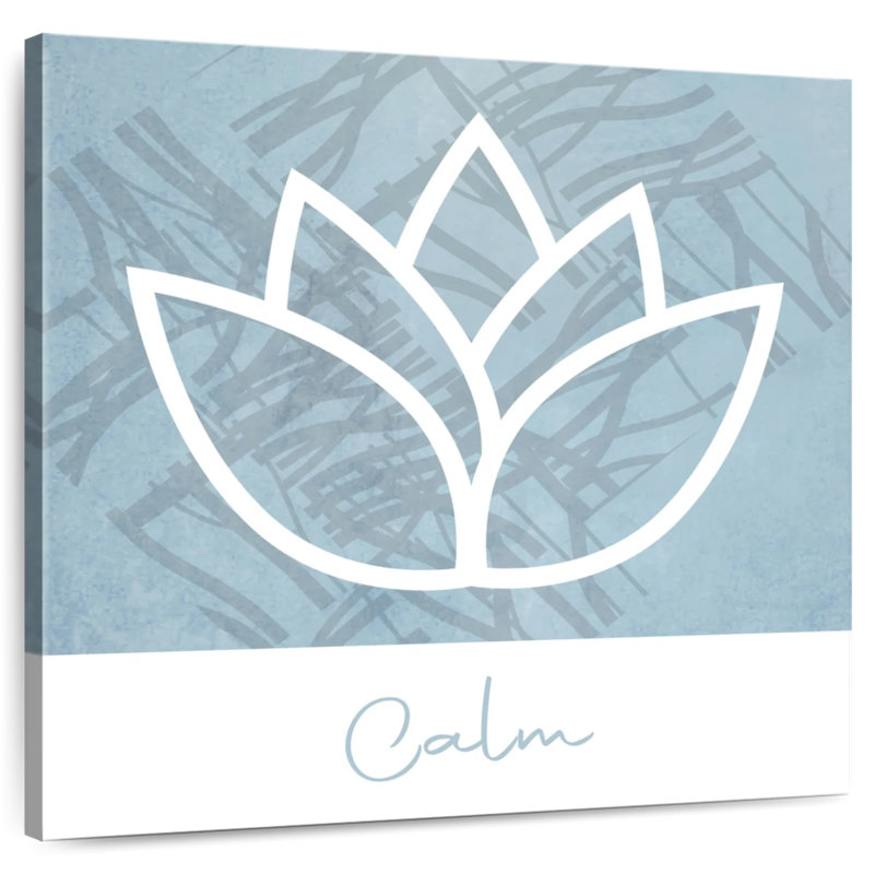 Calm Lotus, 24" H x 24" W