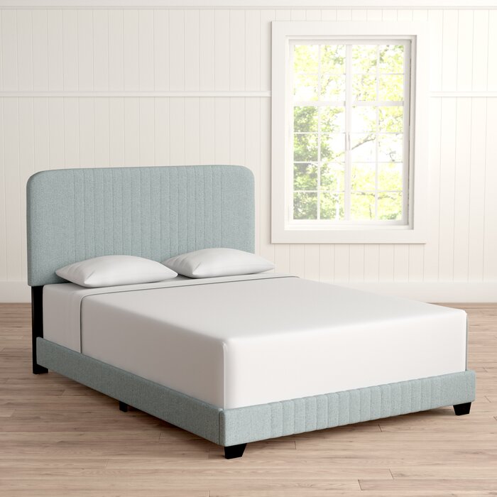 Mercury Row® Delp Upholstered Standard Bed & Reviews | Wayfair