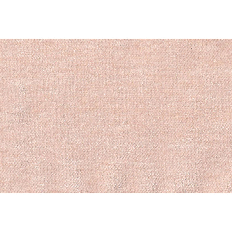 Canapé d'angle modulaire 5 pièces rose poudré avec fauteuils, confort optimal pour le salon, pieds en bois.