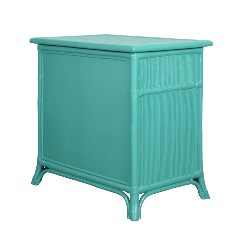 4 - Drawer Nightstand, Turquoise