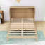 Lit escamotable double avec rangement spacieux et USB