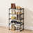 3-Tier Metal Shoe Storage Shelf, Stackable Shoe Organiser, For Entryway, Black-478922287-480929904
