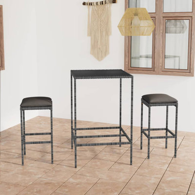 Errill Square 2 - Person Bar Height Dining Set with Cushions