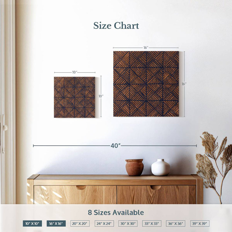 Kerner Copper Pattern, 10" H x 10" W