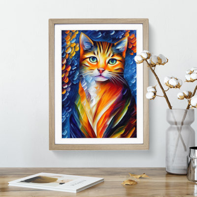 Cat Portrait No.2 - Single Picture Frame Print