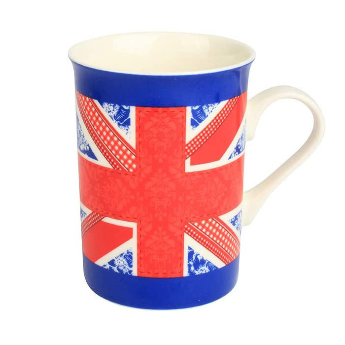 Milano Porcelain Coffee Mug, Blue