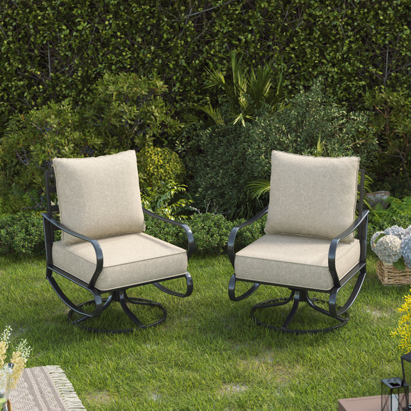 Chaise pivotante pour 2 personnes, Beige, Oui