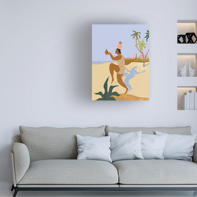 «Balancing Act On» par Arty Guava, reproduction sur toile, H 24 po x l 18 po x P 2 po