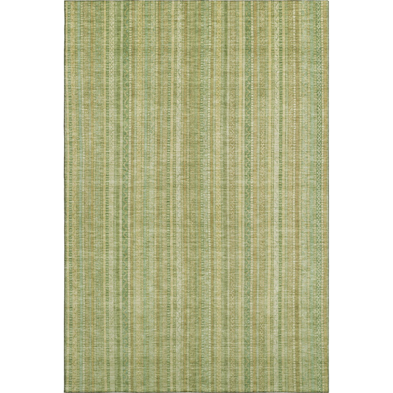 Premium Machine Washable Filiberto AMF1655 Stripes Rug, Rectangle 9' x 12'