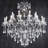 24-Light 49" Classic Crystal Chandelier