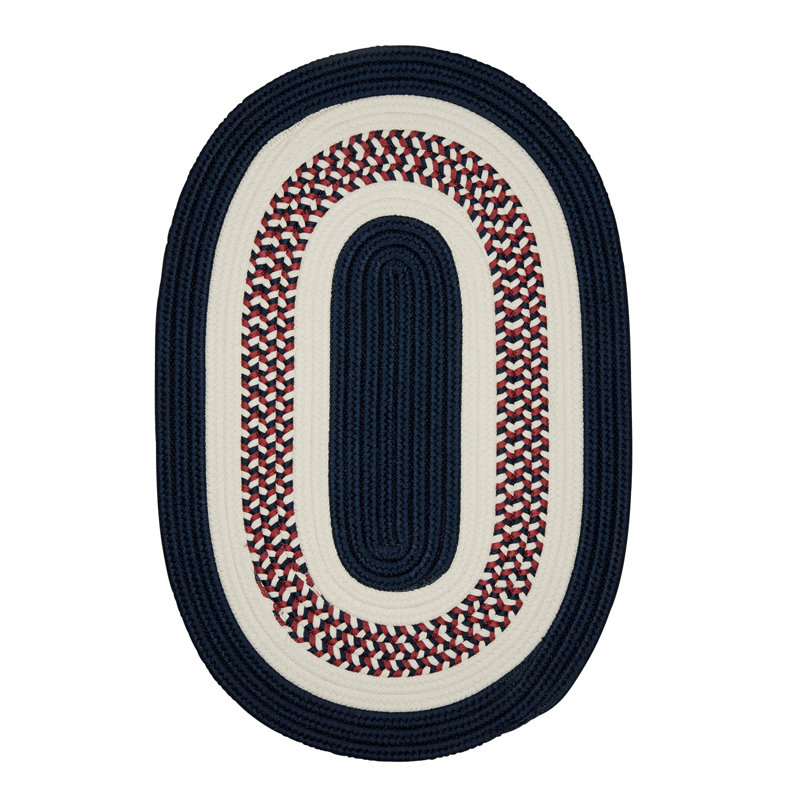 Tapis bleu Bloxom, Ovale 11 pi x 14 pi