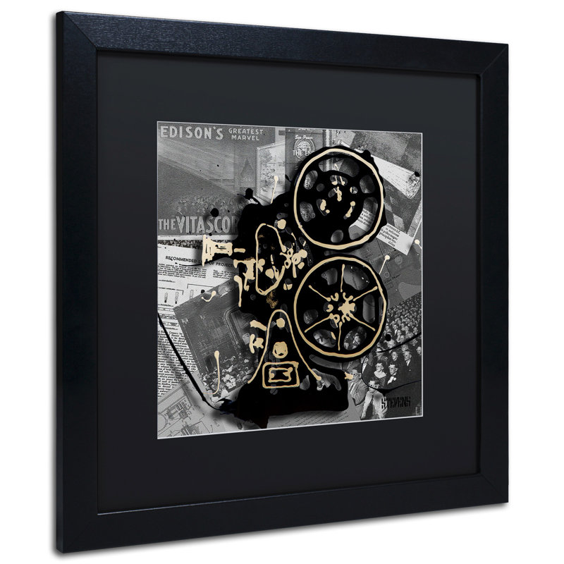 «Movie Projector» par Roderick Stevens - cadre photo, impression sur toile, H 16 po x l 16 po x P 0,5 po