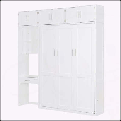 Lit escamotable mural avec bureau
