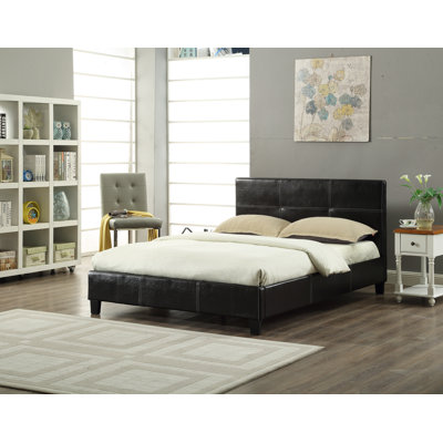 Lit plateforme tapissier Modern