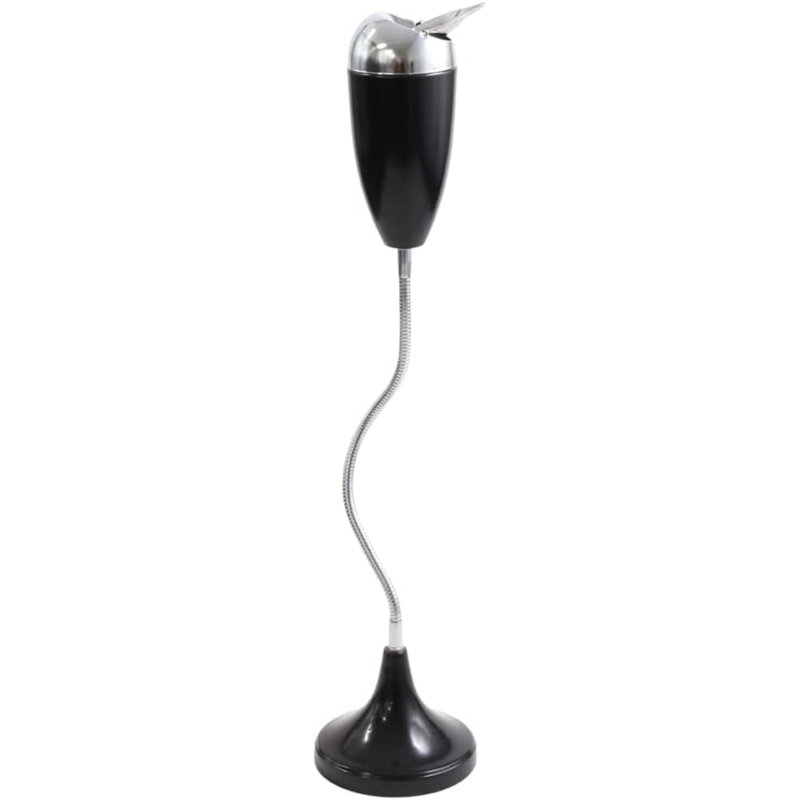 Cendrier d'extérieur réglable avec couvercle, conception de poteau amusant, cadeau coupe-vent, utilisation de patio