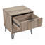 Table de chevet en gris rustique-134609941