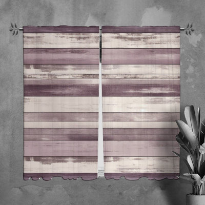 Paire de rideaux obscurcissant en polyester Hisanobu