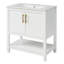 Meuble-lavabo avec lavabo et rangement en céramique, meuble-lavabo-113448596