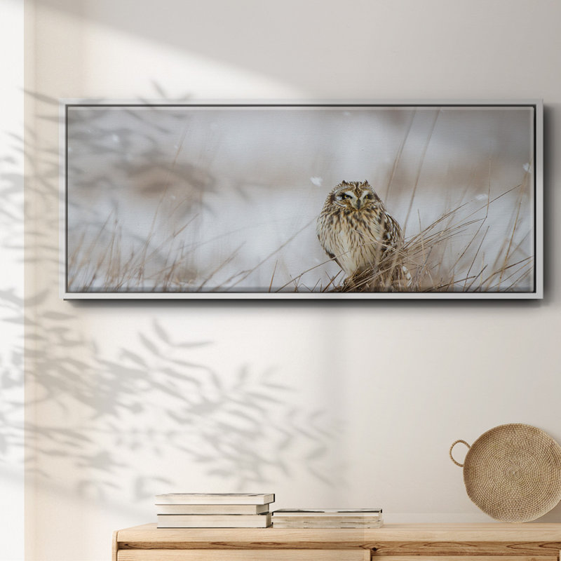 Prairie Winter- Framed Canvas, 24" H x 60" W