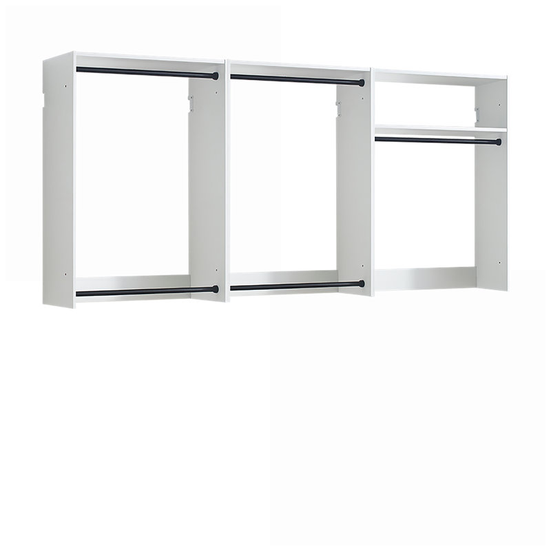 Systèmes de placard | Placard mural Devi Blanc | Bois