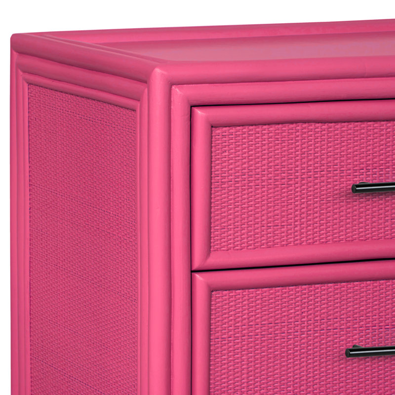 Aruba 6 - Drawer Dresser, Hot Pink