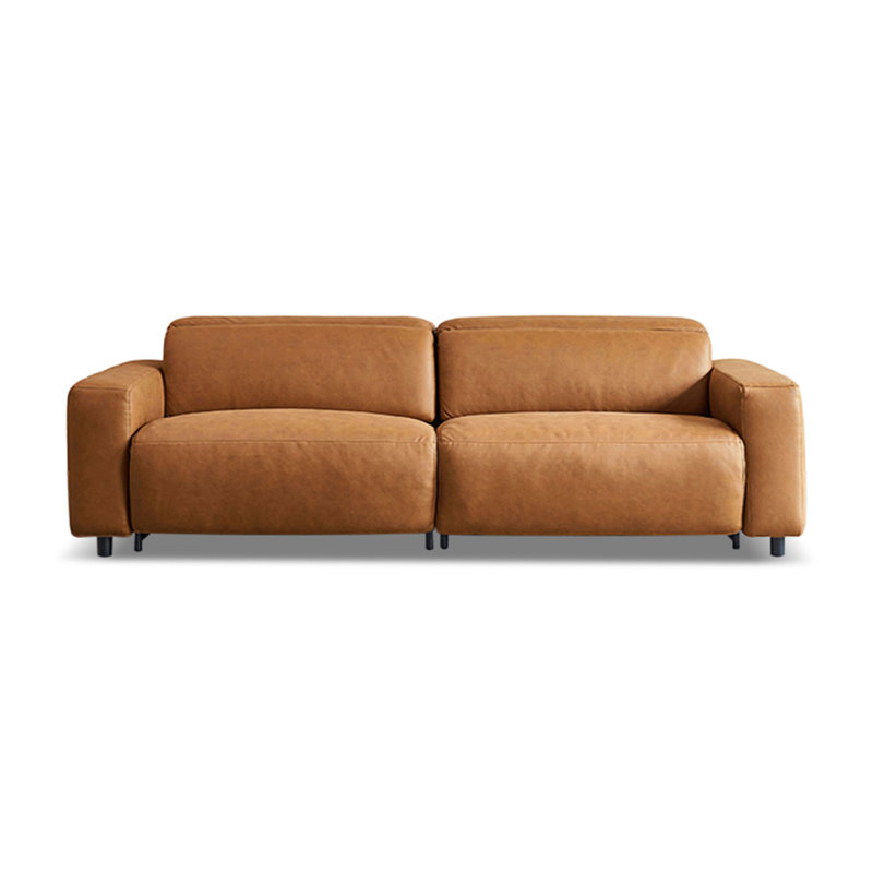 Orange 100% Polyester Modular Sofa cushion Loveseat