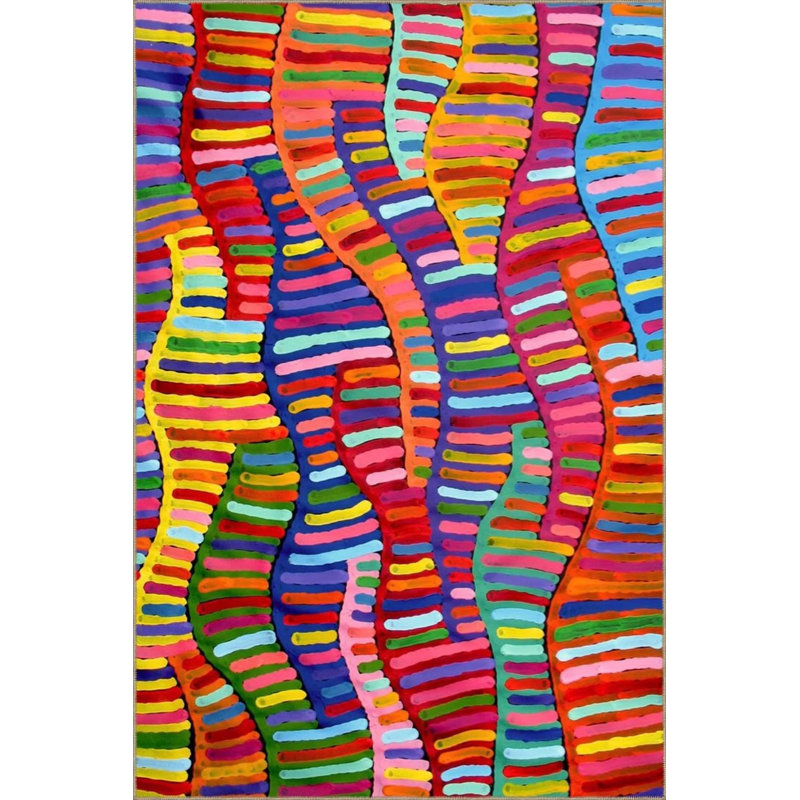 Tapis créatif, Rectangle 2 pi 4 po x 4 pi