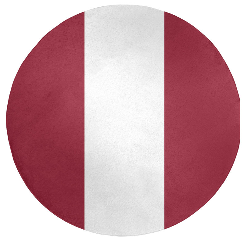 Chenille Indoor Rug, Round 5'