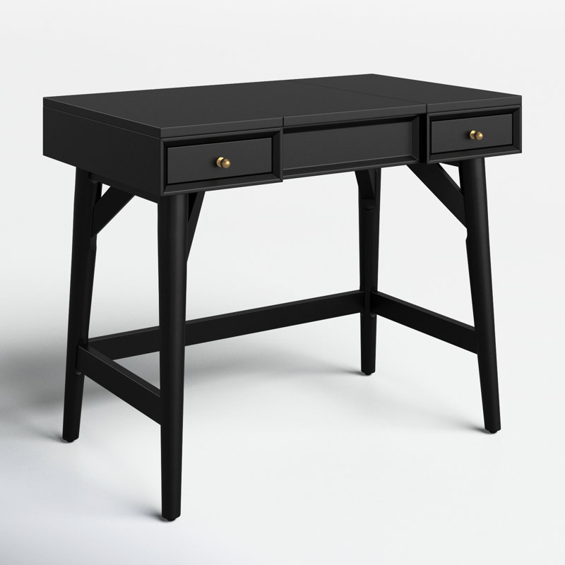 Williams Vanity with Mirror, Black