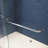 Sliding Glass Tub Door 56-60 in. W x 57 in. H, Chrome Semi Frameless Double Bathtub Door, Certified Thick Clear Clear Tempered Glass, 304 Stainless Steel Handles.