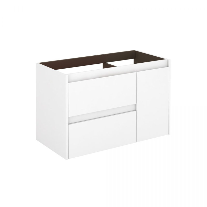 Ambra 35.6'' W Single Vanity, Gloss White