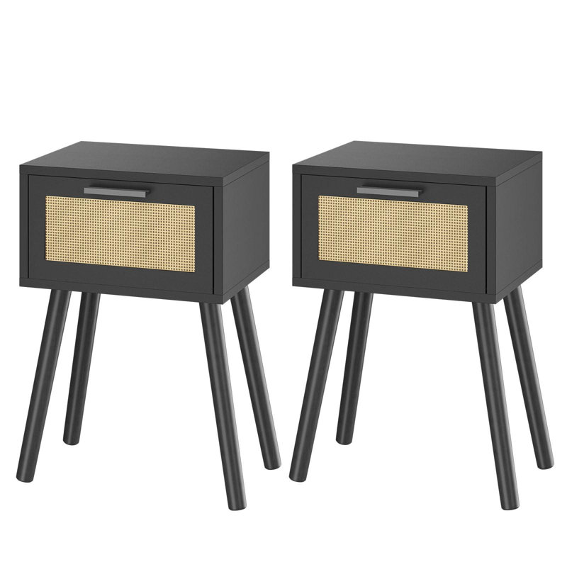 Andjela End Table, Black