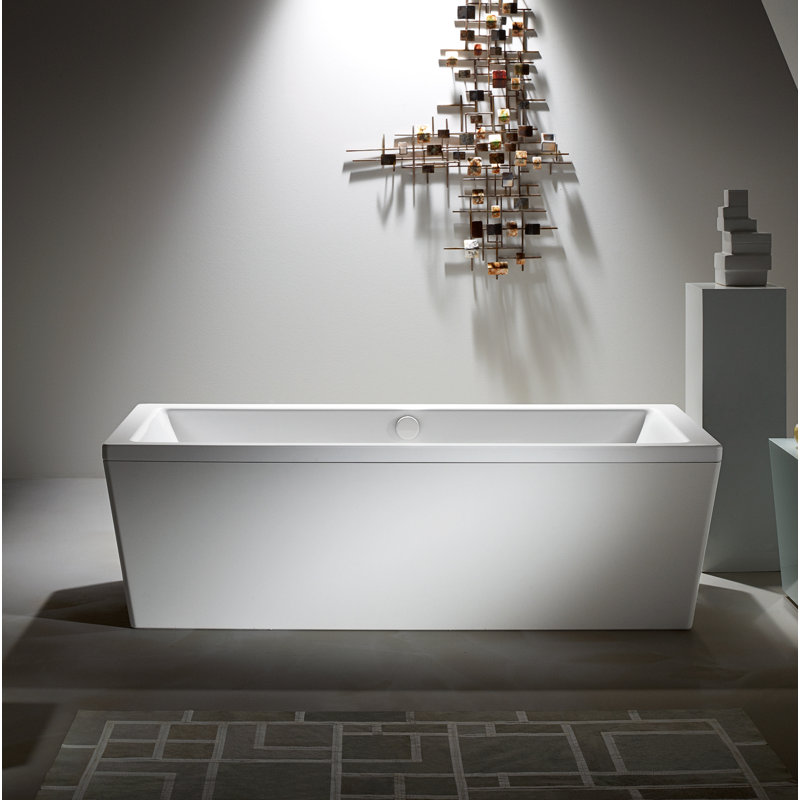 Baignoire de trempage autoportante 74,8031 po x 35,433 po Conoduo