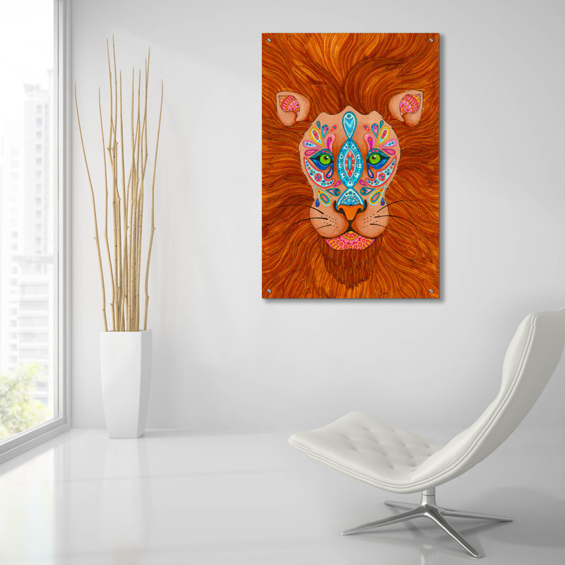 Art mural animaux en verre 7 pi par Hello Angel, H 36 po x l 24 po x P 0,2 po