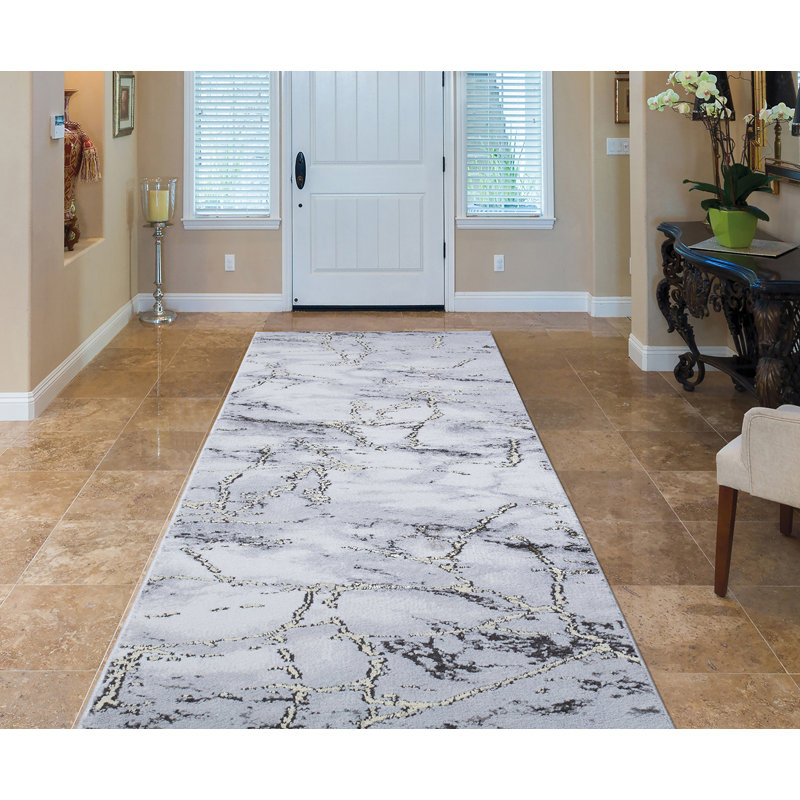 Perryton Abstract Indoor Rug, Runner 2'3" x 7'3"