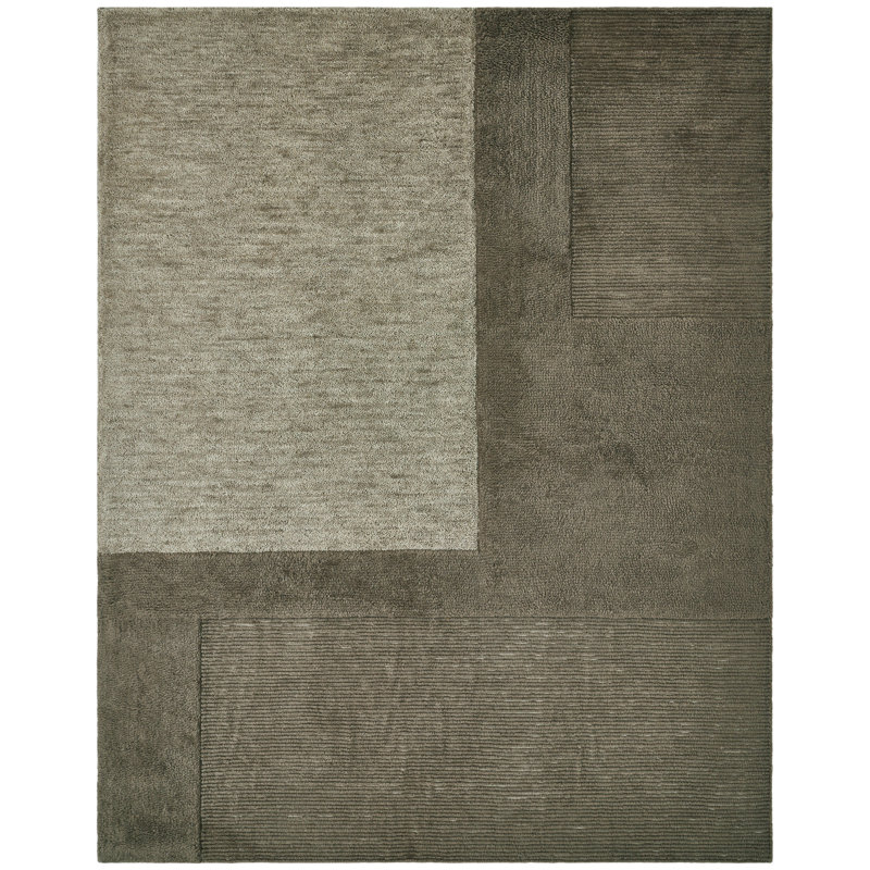 Arlo Hand Tufted Wool Geometric Area Rug, 7'6" x 9'6"