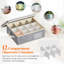 Microfiber / Polyester Dinnerware Storage Set Storage with Felt Dividers Included