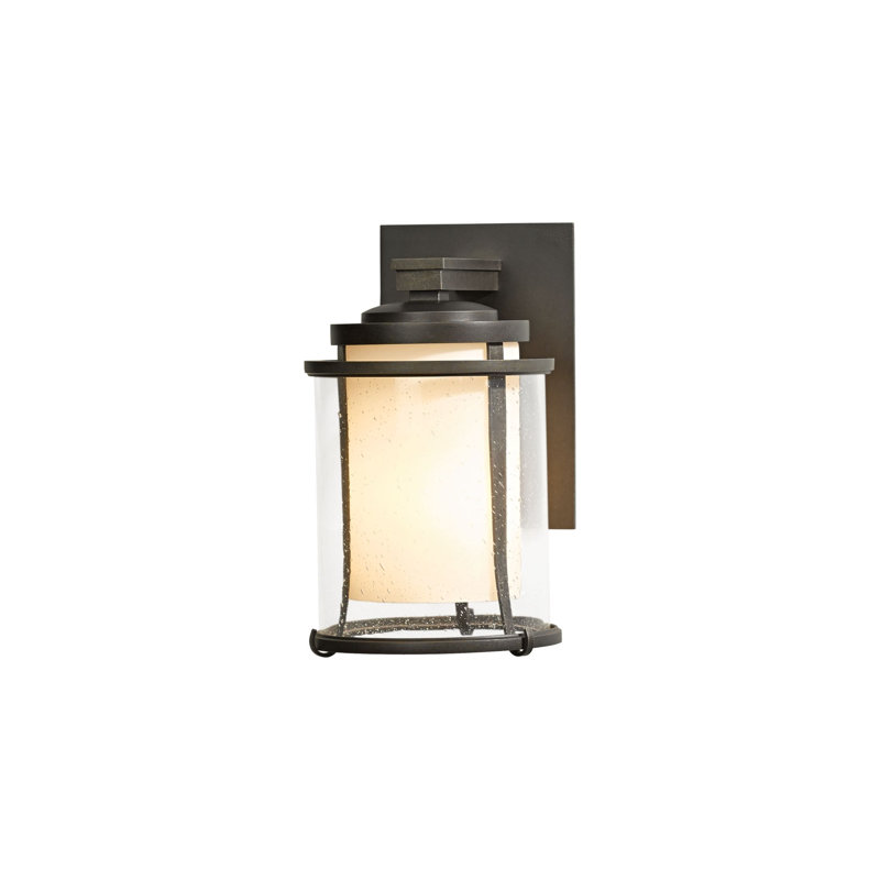 Meridian Outdoor Armed Sconce, 10.3" H x 6.3" W x 7.2" D, Oil Rubbed Bronze