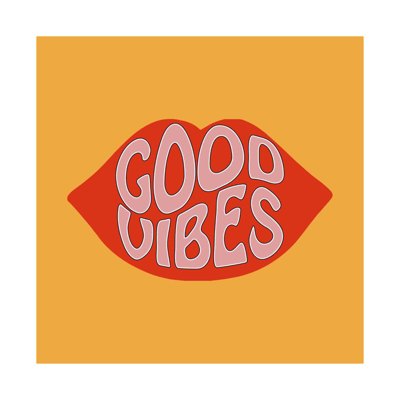 " Good Vibes 3 ", 12" H x 12" W  