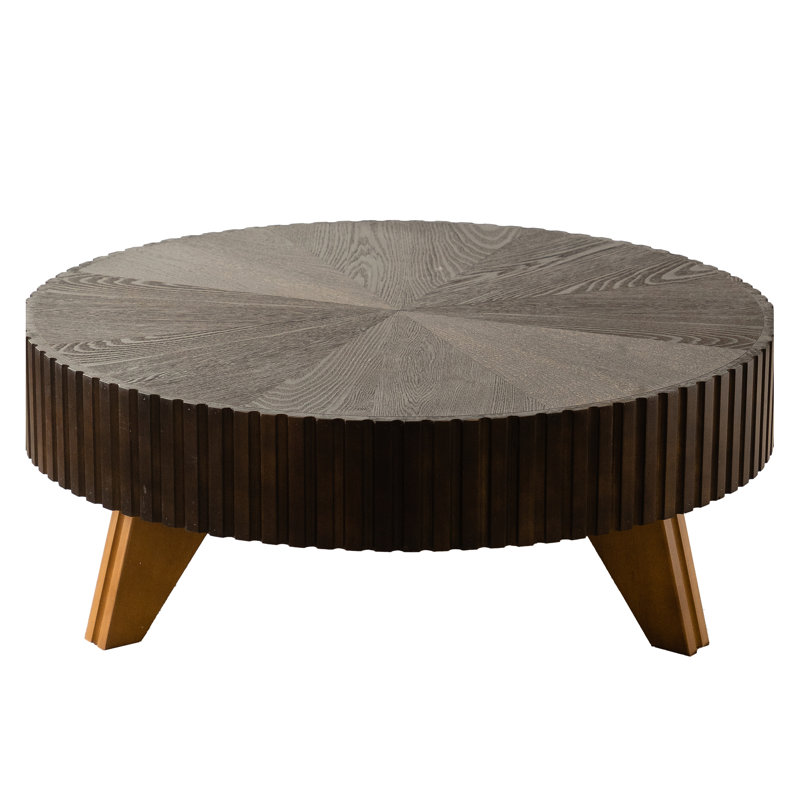 Table basse 35,4 po, Naturel, Brun