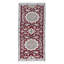 Red Fine Hand Knotted Persian Silk & wool Nain 2'9"X 6'6"