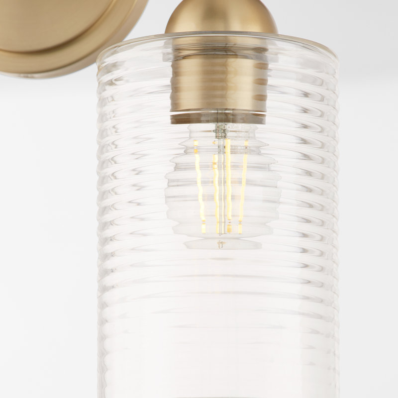 CHARLOTTE 2 Light Vanity, Antique Brass