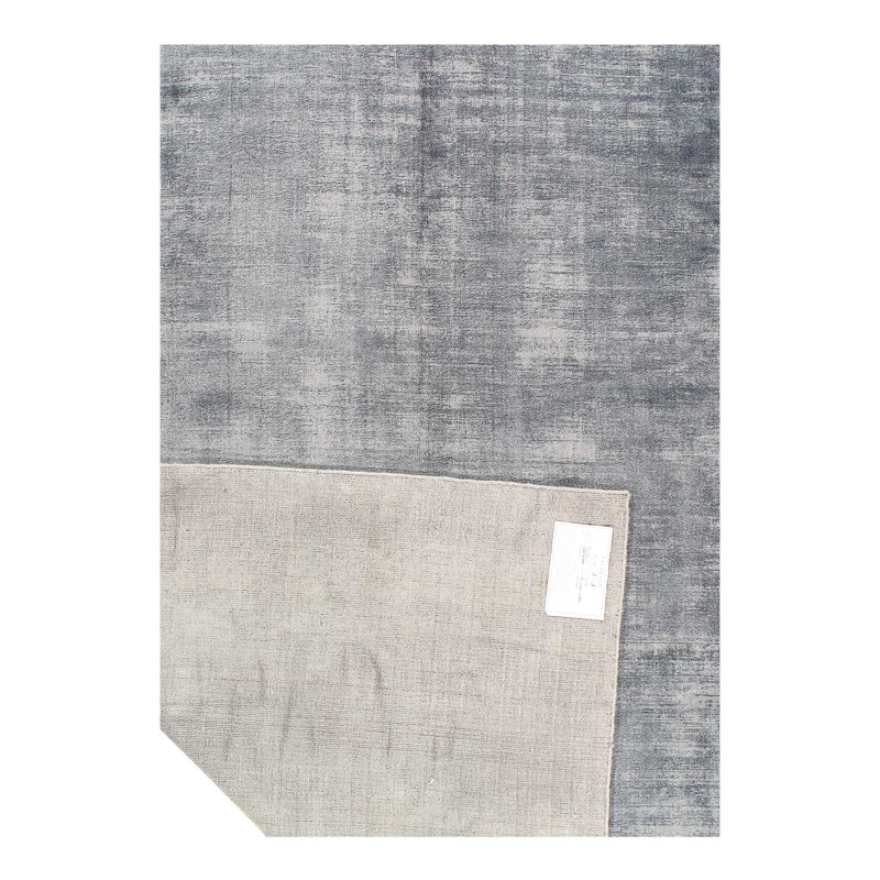 Tapis moderne noué à la main fine 8 pi x 10 pi