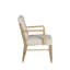 Maris Mahogany Handwoven Dining Arm Chair