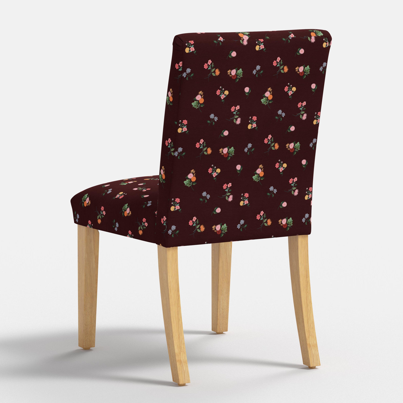 Rifle Paper Co. x Cloth & Company Lorraine Dining Chair, Ditsy Dahlia Red