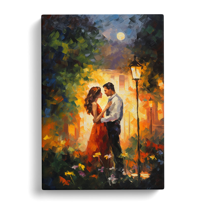 Lovers Impressionism Art - No Frame Print, 60cm H x 40cm W x 3cm D