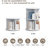 Rotating Bookshelf - Solid Wood Rotating Bookshelf Tower With 2 Drawers, 2 Tier Small Bookshelf, 360 Display Spinning Bookshelf, Round Corner Book Shelf For Small Space, Bedroom, Living Room-950797514-950797525